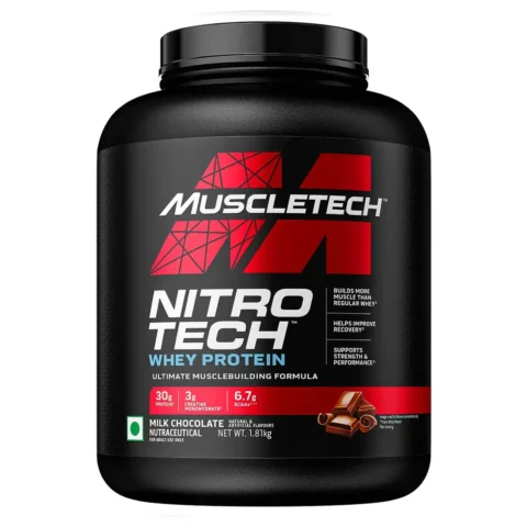 MUSCLETECH NITROTECH PROTEIN CHOCOLATE FLAVOUR, 1.8KG