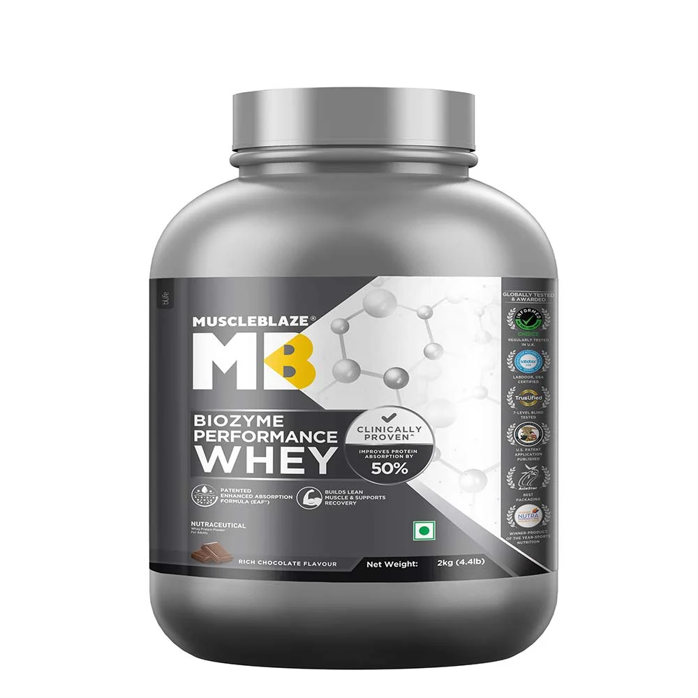 MUSCLEBLAZE BIOZYME PERFORMANCE WHEY, 2 KG (4.4 LB)