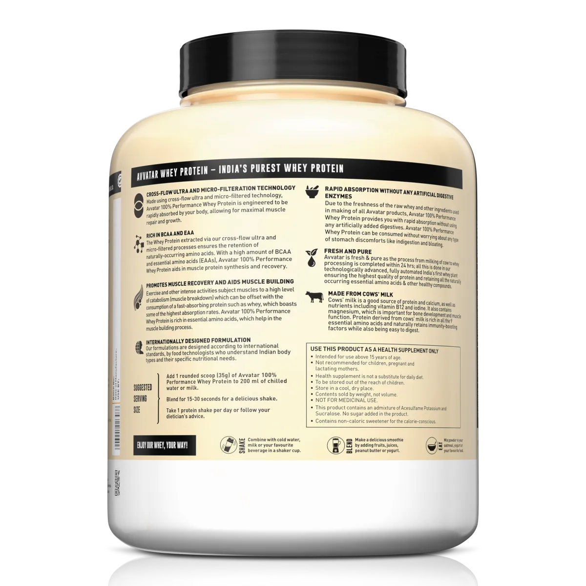 AVVATAR 100% PERFORMANCE WHEY | 2 KG |