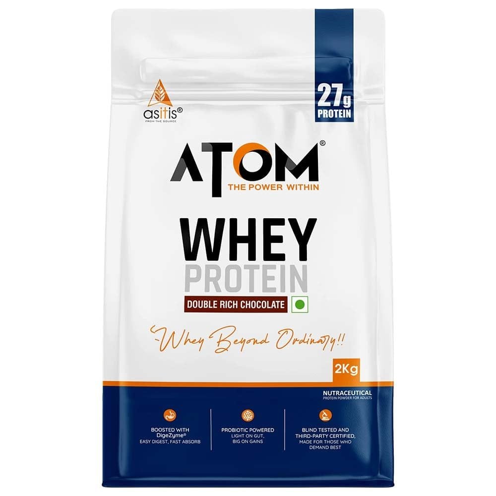 AS-IT-IS NUTRITION ATOM WHEY PROTEIN WITH ENZYMES 27GM, 2 KG