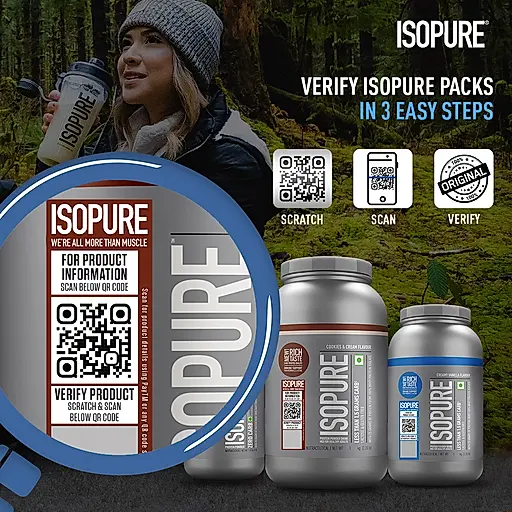 Isopure Low Carb 100% Whey Protein Isolate — Cookies & Cream, 1kg (2.2lb)