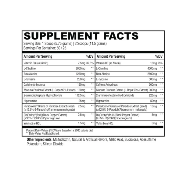 Condemned Convict Pre-Workout 300G ( 50 Servings, Imported)