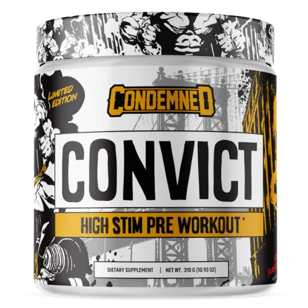 Condemned Convict Pre-Workout 300G ( 50 Servings, Imported)