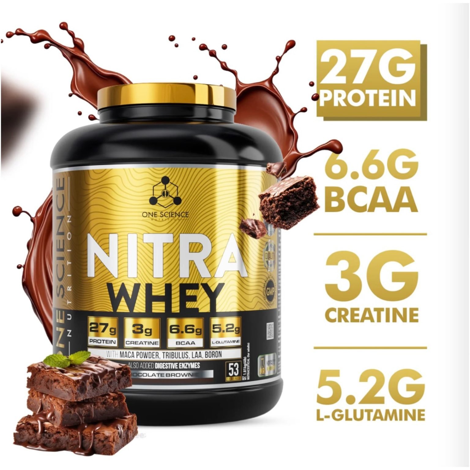 ONE SCIENCE NITRA WHEY PROTEIN 4LB